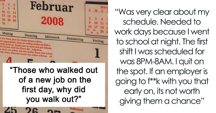 40 Times People Realized They Couldn’t Continue Working At Their New Workplace On The First Day, As Shared In This Online Group