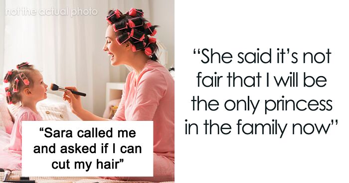 Woman Refuses To Cut Her Hair Short Just Because Her Niece Is Jealous Of It