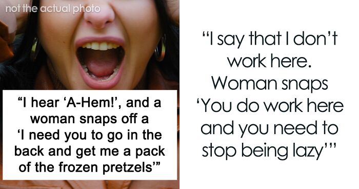 “You Need To Stop Being Lazy And Get Me My Pretzels”: Entitled 'Karen' Is Left Without Groceries After She Yells At A Passer-By Customer