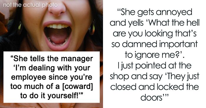 “They Just Closed And Locked The Doors”: Woman Mistakes Another Customer For Staff, Causes A Scene And Is Left Stranded Outside The Store