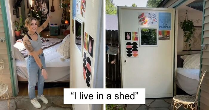 The Internet Reacts To This Woman’s Tour Of Her Shed: “I Do Live Here Rent-Free”