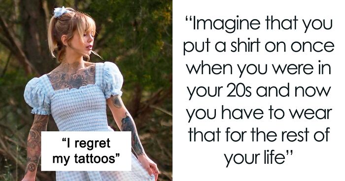 Woman Who Was Told She’d Regret Her Tattoos When She’s Older Ends Up Actually Regretting Them, Warning Others Against Making The Same Mistake