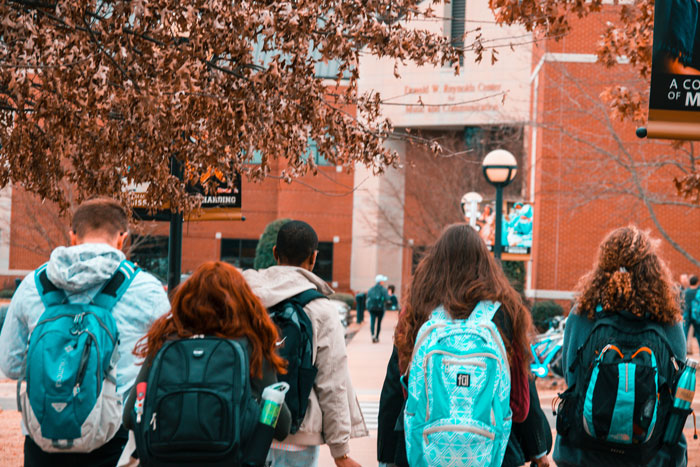 Teacher Assumes This 20 Y.O. College Student Is One Of Her Exchange Students And Grabs Their Arm When They Disobey Instructions