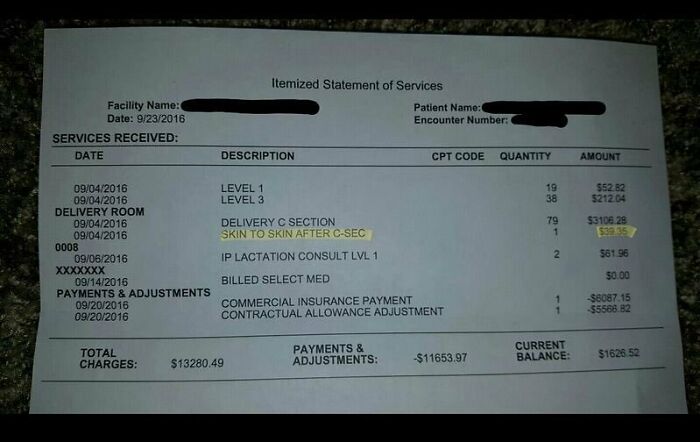 Charged $39.35 To Hold Your Own Baby