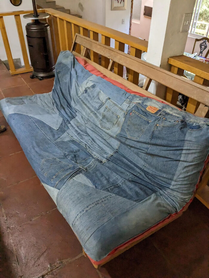 This Couch Cover At An Air B&b