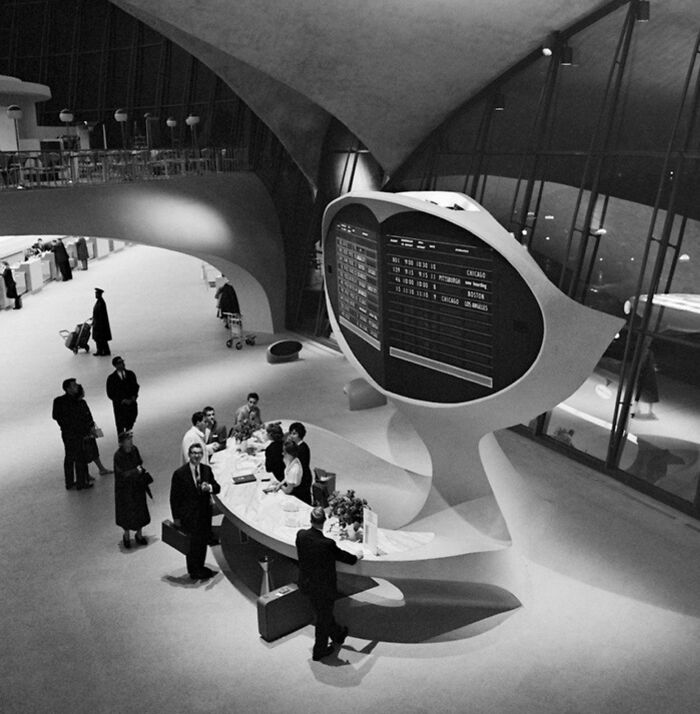 Help Desk At Trans World Airlines In Idlewild Airport, 1958