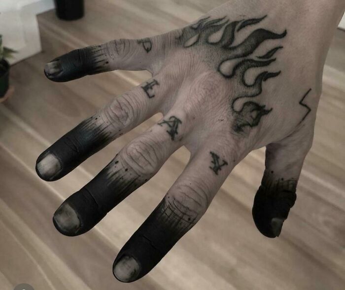 Permanent Soot Hands