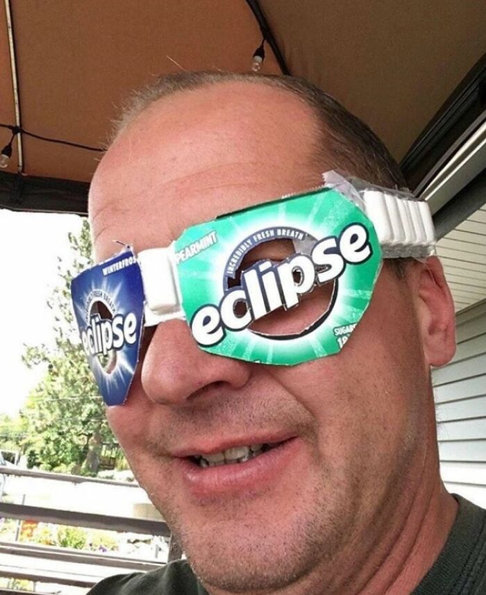 Homemade Glasses For The Solar Eclipse