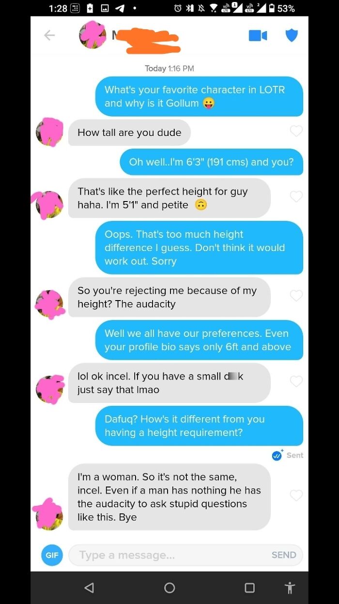 This Girl Thinks Only She Can Have Preferences