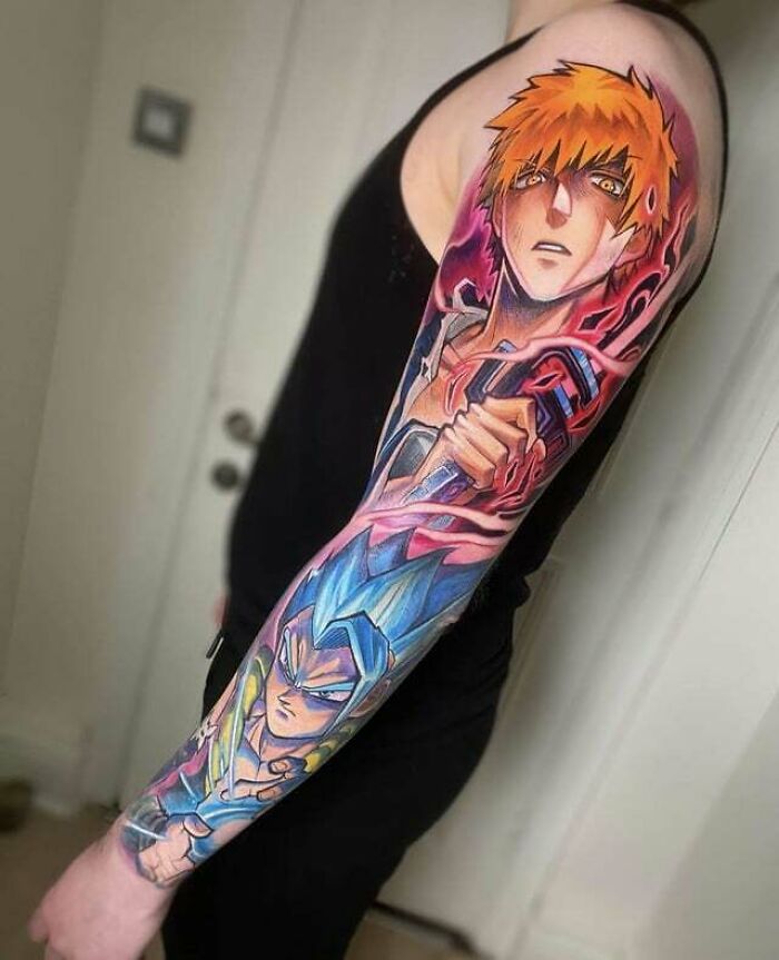 32 Awesome Anime Tattoo Ideas for Men and Women in 2024