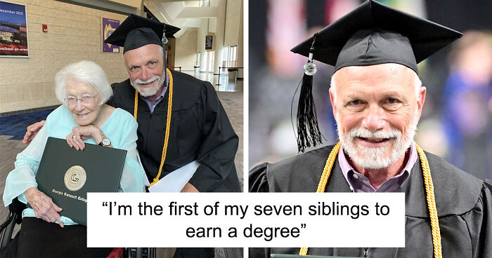 Proud Mum, 99, Witnesses First Of Her Seven Children Graduate College at 72