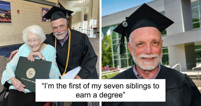 Proud Mum, 99, Witnesses First Of Her Seven Children Graduate College at 72