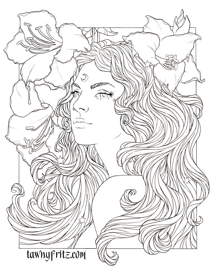 I Drew The Personification Of Magical Flowers And Put Them All In A ...