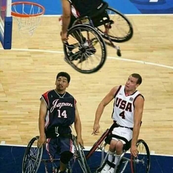 Cursed meme of persons playing basketball