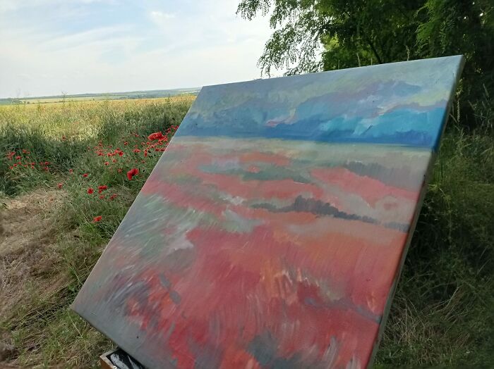 We Painted Poppies In The Field (25 Pics)