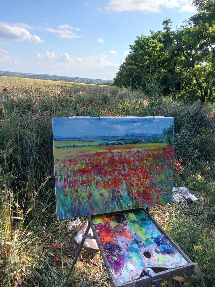 We Painted Poppies In The Field (25 Pics)