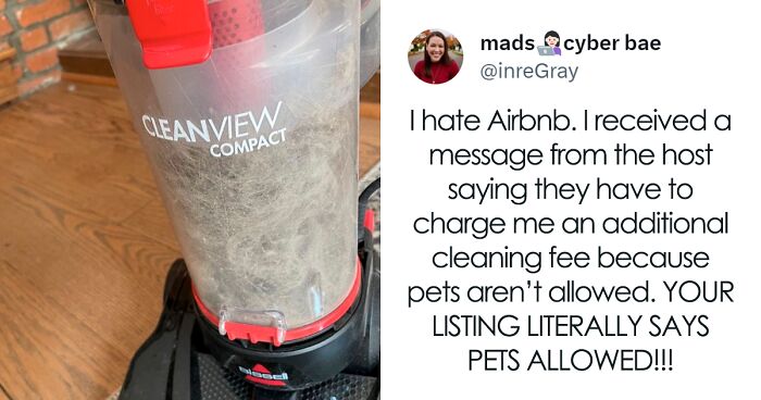 Woman Shares Screenshots Of Shady Airbnb Host Trying To Apply Pet Cleaning Fees Despite Pets Being Allowed On The Listing