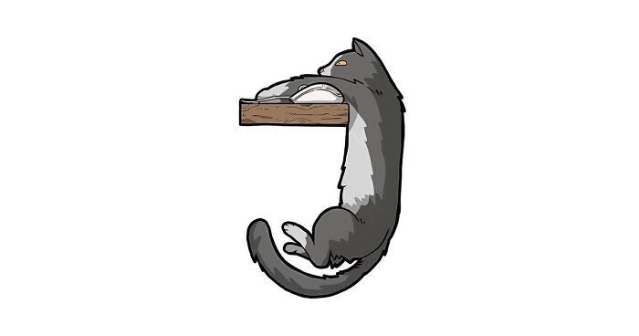 This Artist Created A Series Of Illustrations Showcasing The Cat Alphabet (26 Pics)