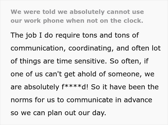 Management Tell Employees They Can't Use Their Phones After Work, Regret It Almost Immediately