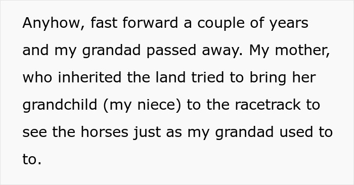 Racetrack Refuses Woman The Same Deal They Had With Her Dad, She Refuses Them The Right To Her Road