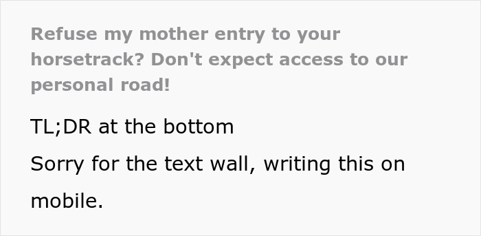 Racetrack Refuses Woman The Same Deal They Had With Her Dad, She Refuses Them The Right To Her Road