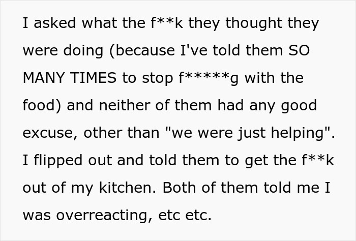 Woman’s Husband And His Sister Kept “Fixing” Her Food To The Point That She And Her Kids Would Refuse To Eat It, So She Finally Snaps