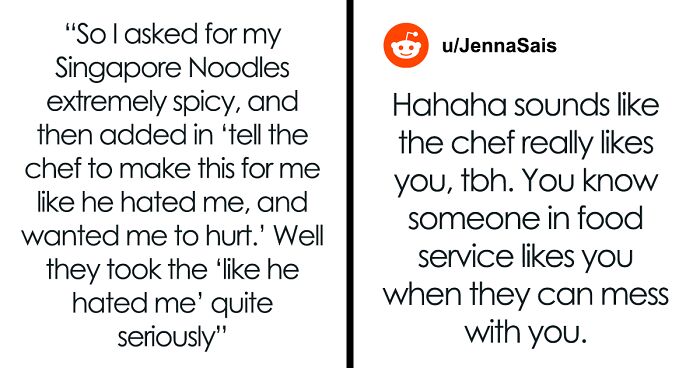 Spicy Food Enthusiast Asks Chef To Make His Meal “Like He Hated Me, And Wanted Me To Hurt” And Gets Exactly That