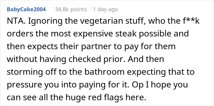 “[Am I The Jerk] For Refusing To Pay For My Bf’s Food On His Birthday And Getting Him Banned From A Restaurant?”