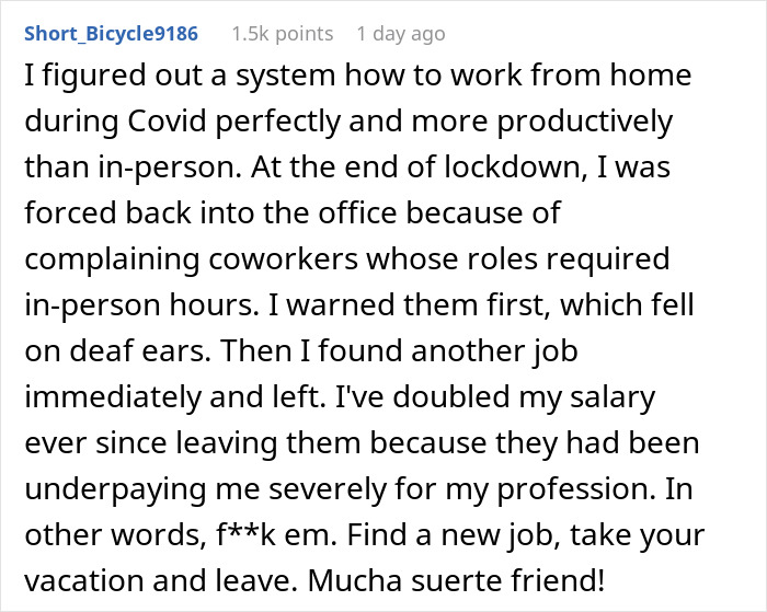 Boss Turns Down This Employee’s Vacation To Europe Because They Feel That Taking 7-9 Days Off Is ‘Unfair’ To Others