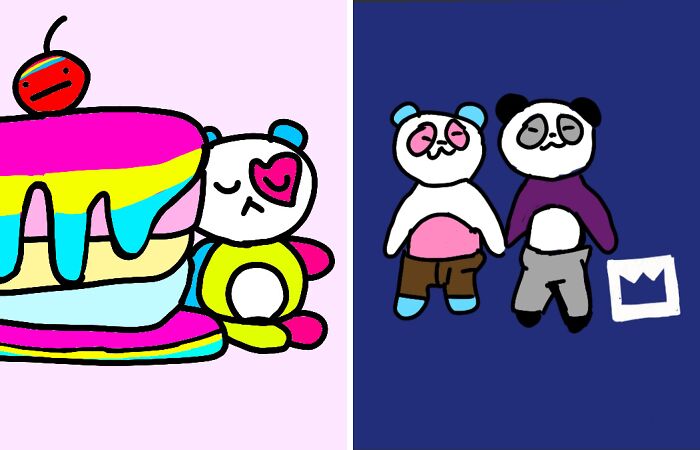 Hey Pandas, Draw A LGBTQ+ Themed Panda (Closed)