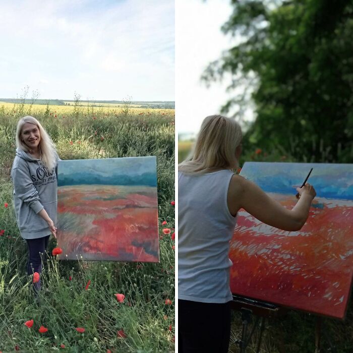 We Painted Poppies In The Field (25 Pics)