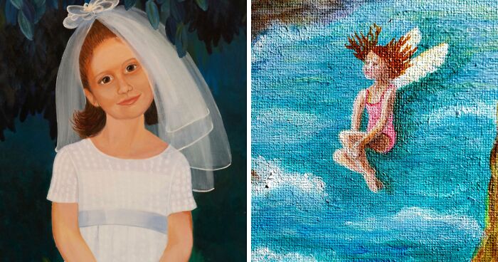 81 Artists Awaken Their Childhood Memories In These Paintings (10 Pics)