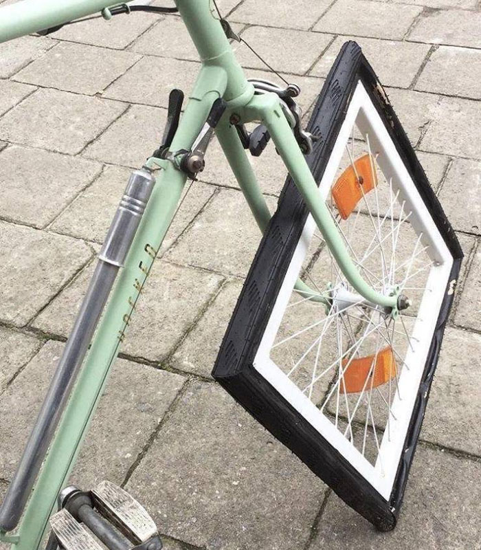Cursed picture of bicycle