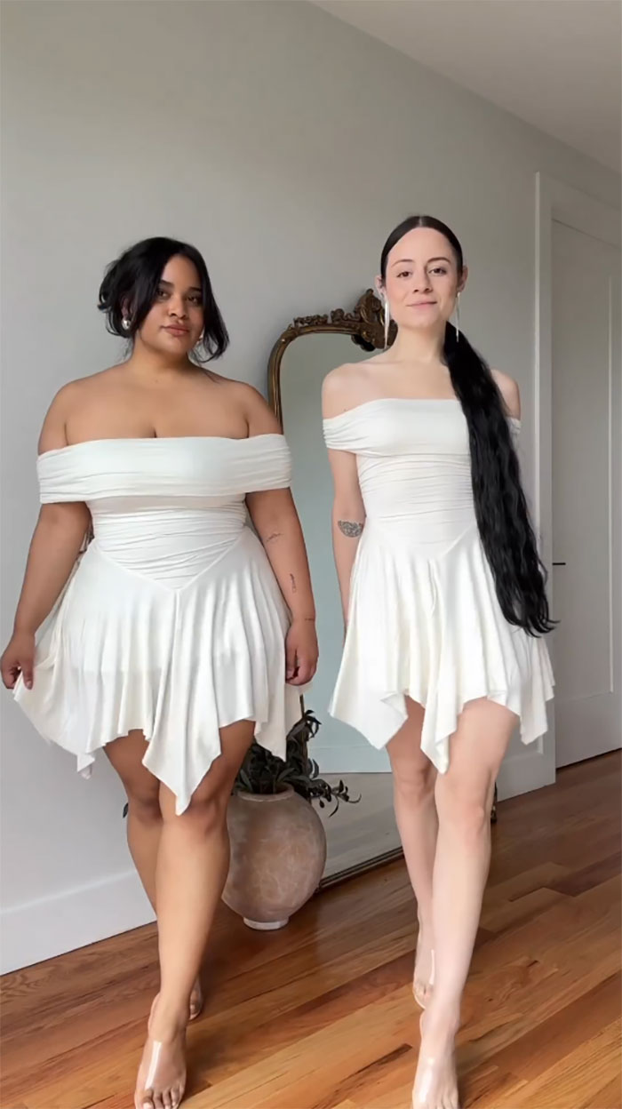 2 TikTokers Show How the Same Clothes Look on Different Body Types