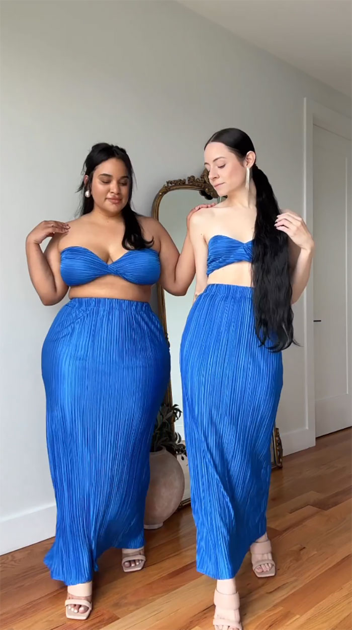 2 TikTokers Show How the Same Clothes Look on Different Body Types