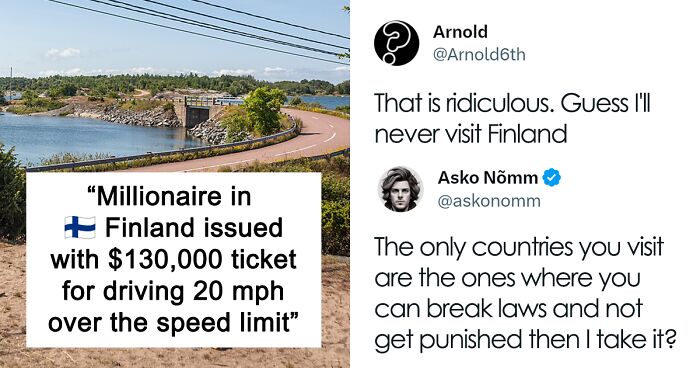 Millionaire Receives $130K Fine Due To Speeding As Turns Out, In Finland, Tickets Are Issued According To Income