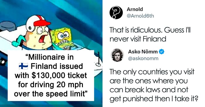 Finland Issues Road Fines In Proportion To Law Breaker's Income, So This Businessman Gets Hit With $130K Ticket For Speeding