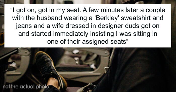 A Story Of “Power Entitlement” With A Couple Trying To Shoo A Plane Passenger Out Of Their Seat