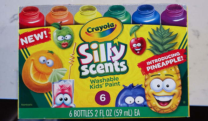 Paint That Looks And Smells Like Juice. There's Literally A Picture Of Juice On The Box. Do You Want Kids To Drink The Paint? Because That's How You Get Kids To Drink The Paint