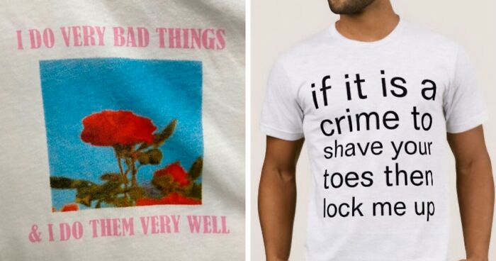 112 Questionable Yet Funny Shirts Spotted In Public, As Shared By The 