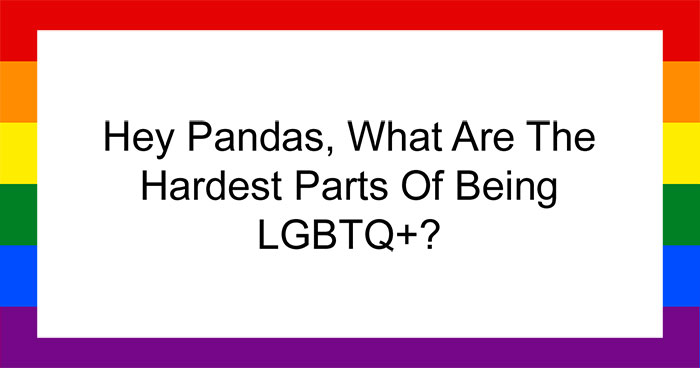 Hey Pandas, What Are The Hardest Parts Of Being LGBTQ+?