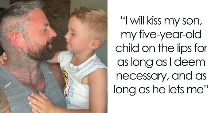 Dad Kisses His 5-Year-Old Son On The Lips In A TikTok, The Internet Shares Mixed Opinions