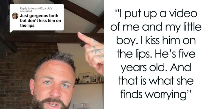 Dad Responds To Haters Saying He Shouldn't Kiss His 5-Year-Old Son On The Lips