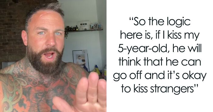 Dad Unintentionally Sparks A Discussion Online After Sharing A Video Where He Kissed His Young Son On The Lips