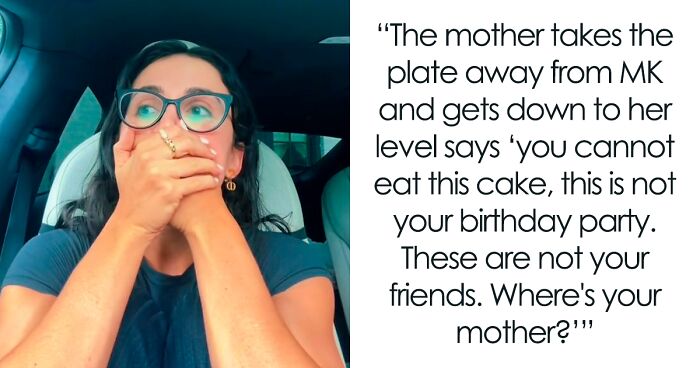 3 Y.O. Joins Random Party In A Park, Gets Asked To Leave When The Time Comes To Eat Cake, Mom Is Stunned