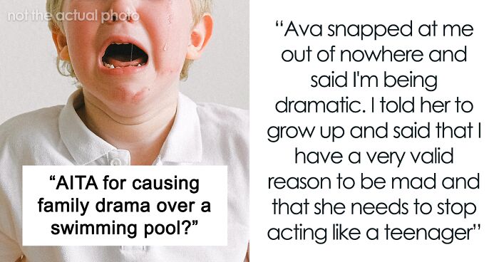 Mom Can’t Believe Her Toddler Is Forbidden From Playing In Sister’s Pool Until He’s Potty-Trained, Starts Family Drama