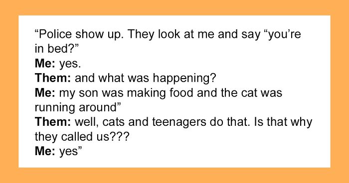 Entitled Neighbors Demand Family Be Silent At All Times Of Day, Call The Cops Because Of A Microwave And A Cat Running