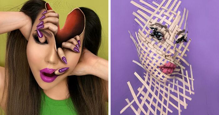 31 Captivating Makeup Illusions By Mimi Choi That Will Play Tricks With Your Mind (New Pics)