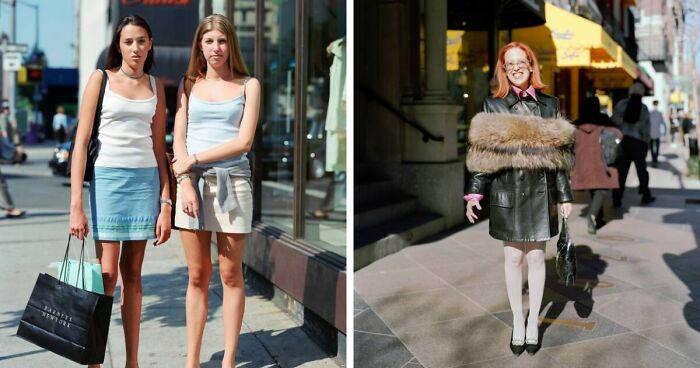 This Photographer Took Pictures Of New Yorkers In The 2000s That Are Split Up Into Two Categories, Shoppers And Workers (46 Pics)