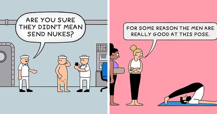 This Artist’s Goal Is To Try And Make You Laugh Out Loud With His 50 Sarcasm-Filled Comics (New Pics)